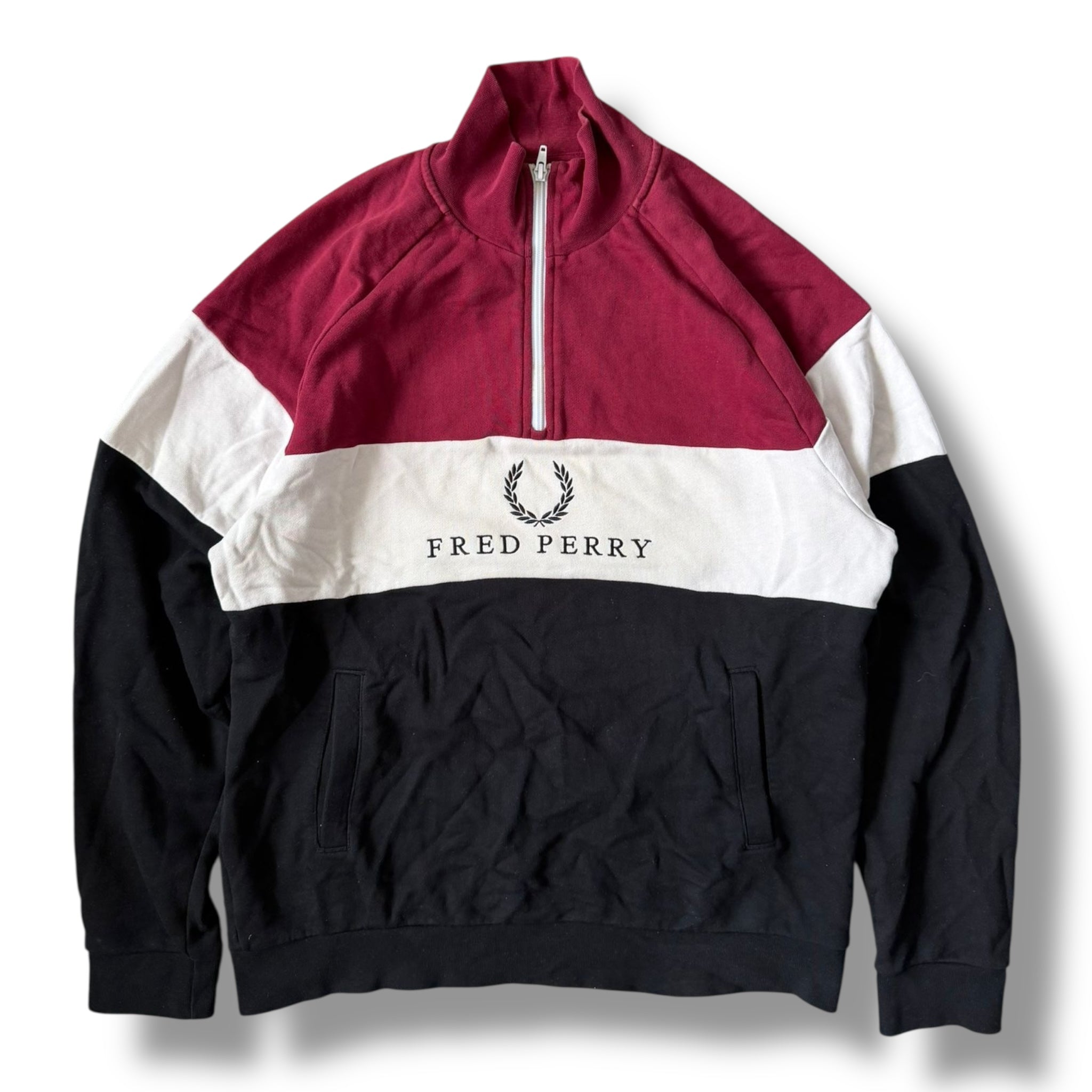 Fred Perry 1/4 Zipper (M)